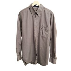 J.MCLAUGHLIN MENS PLAID BUTTON DOWN LONG SLEEVE SHIRT SIZE XL